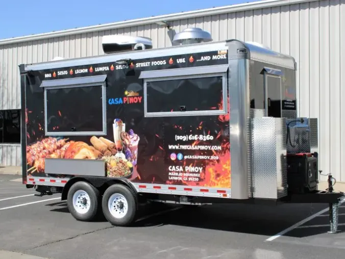 Casa Pinoy: Asian food trailer wrap design