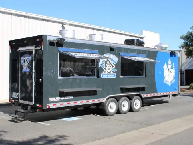 Pirates: American 30ft food trailer wrap design